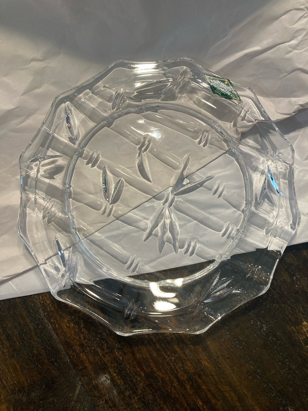RARE Crystal Desert Plates/ Bamboo/ By Shannon Crystal